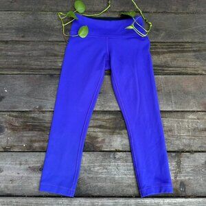 Lululemon purple workout capri leggings
